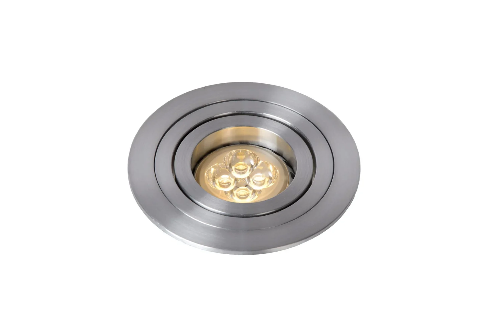 Lucide TUBE - Zapustenu00e9 reflektor - u00d8 9,2 cm - 1xGU10 - satu00e9novu00fd chru00f3m