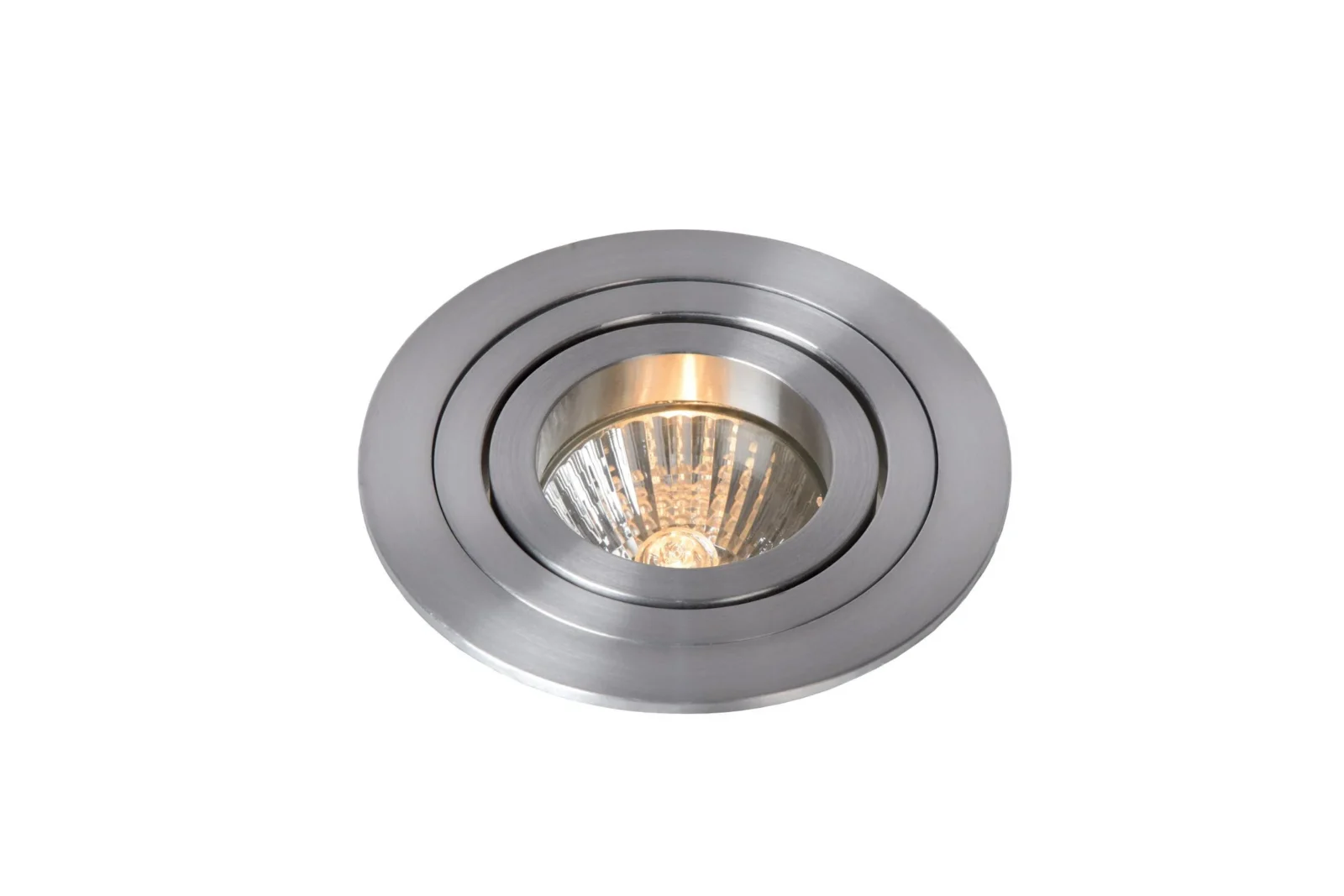 Lucide TUBE - Zapustenu00e9 reflektor - u00d8 9,2 cm - 1xGU10 - satu00e9novu00fd chru00f3m