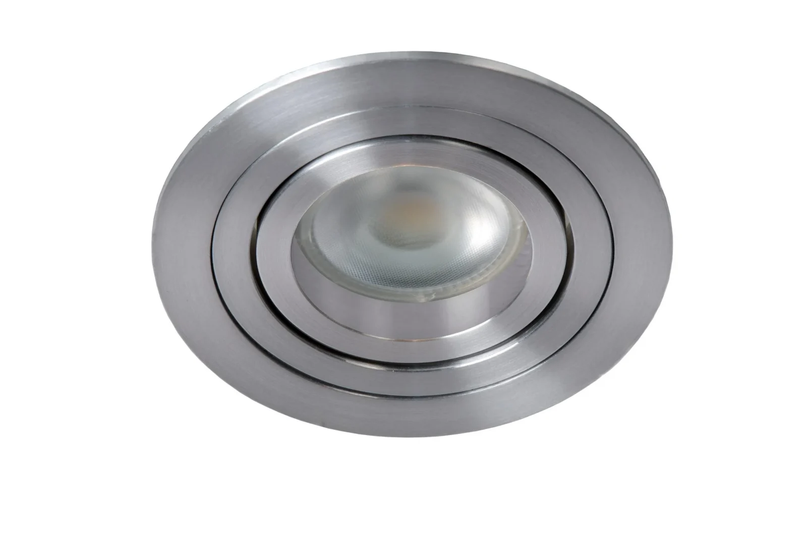 Lucide TUBE - Zapustenu00e9 reflektor - u00d8 9,2 cm - 1xGU10 - satu00e9novu00fd chru00f3m