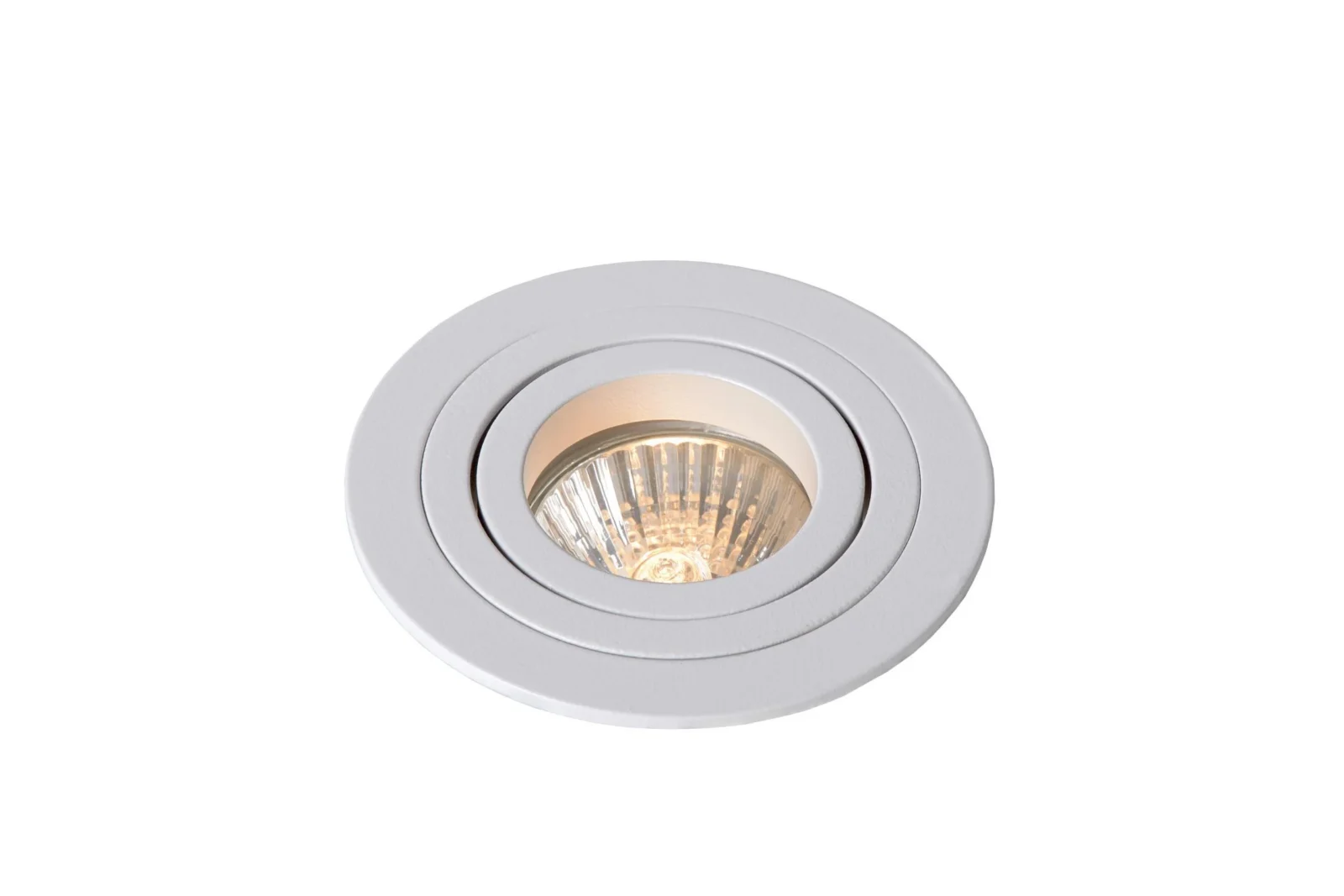 Lucide TUBE - Zapustenu00e9 reflektor - u00d8 9,2 cm - 1xGU10 - biela