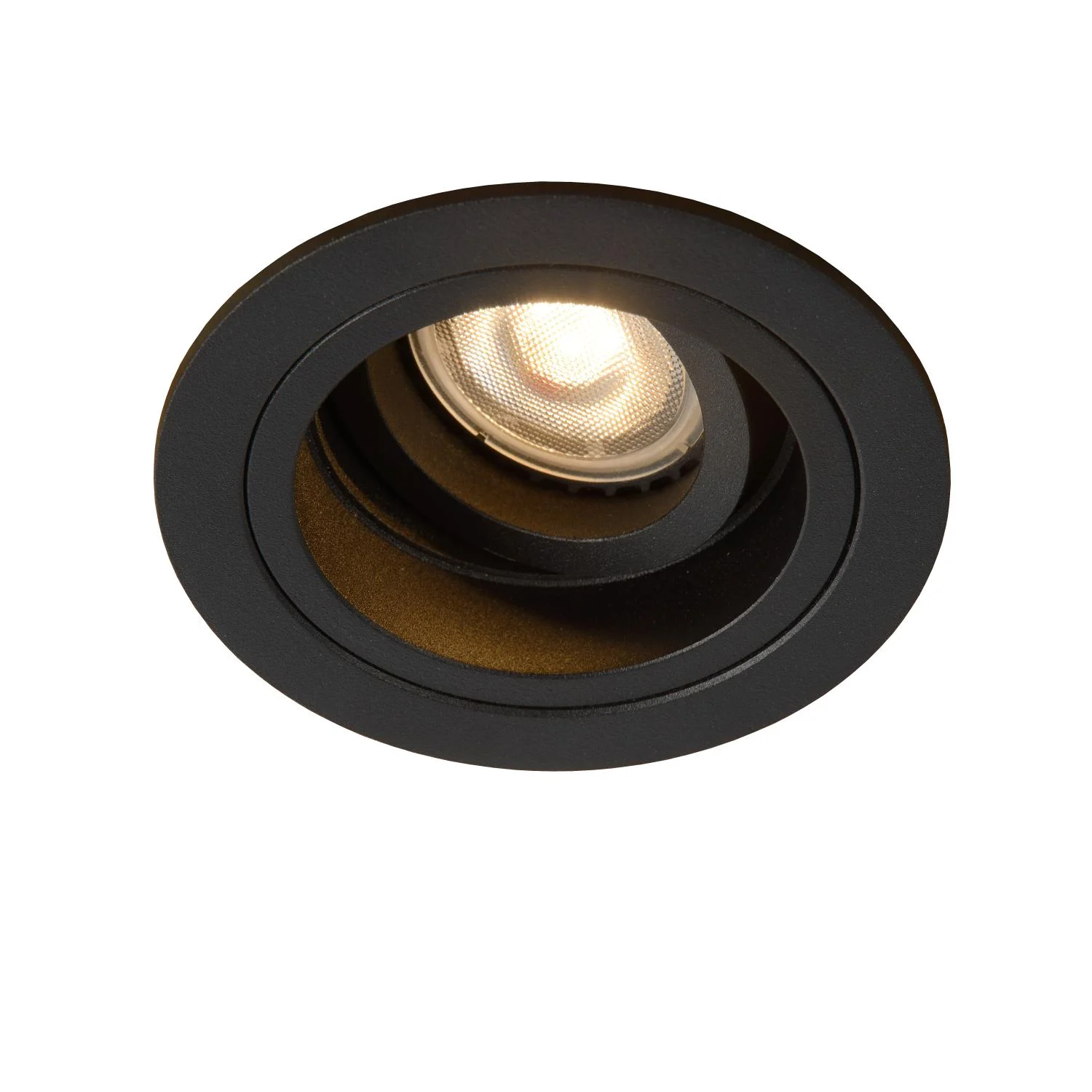 Lucide EMBED - Zapustenu00e9 reflektor - u00d8 9,1 cm - 1xGU10 - u010cierna