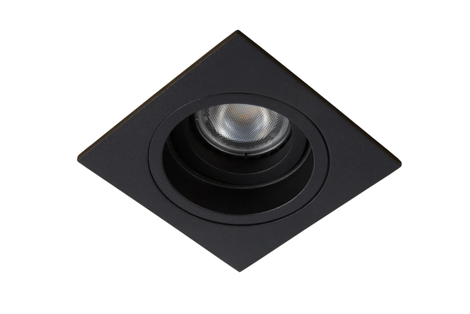 Lucide EMBED - Zapustenu00e9 reflektor - 1xGU10 - u010dierny