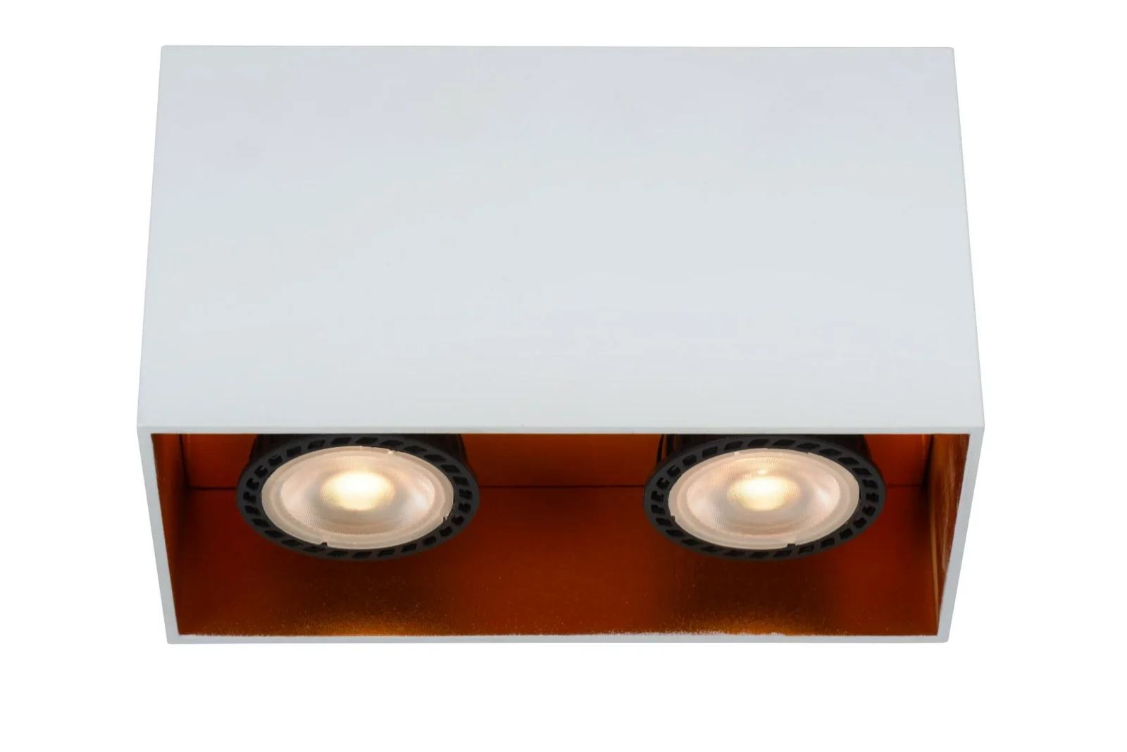 Lucide BIDO - Stropnu00e9 reflektory - 2xGU10 - biela