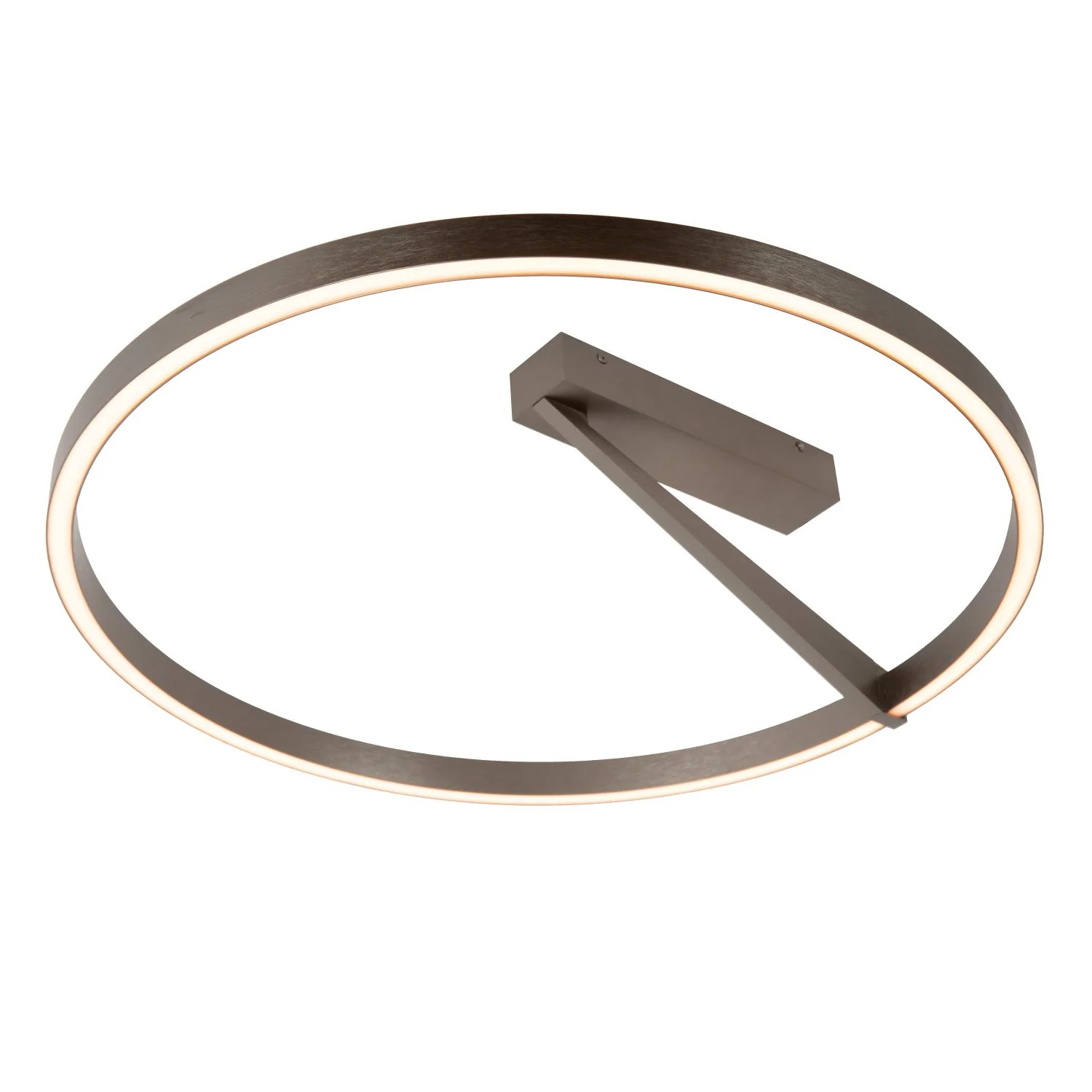 POTLESK Lucide - Zapustenu00e9 stropnu00e9 svetlo - u00d8 60 cm - LED tlmenu00e9. - CCT - 1x40W 2200K/4000K - sivu00e9 u017eelezo | Pru00e9miovu00e9