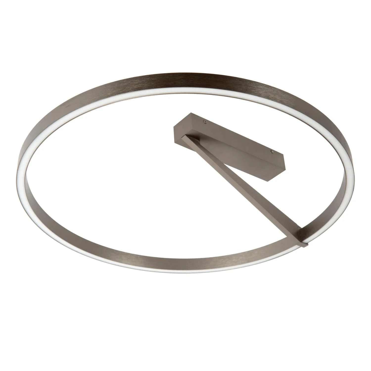 POTLESK Lucide - Zapustenu00e9 stropnu00e9 svetlo - u00d8 60 cm - LED tlmenu00e9. - CCT - 1x40W 2200K/4000K - sivu00e9 u017eelezo | Pru00e9miovu00e9
