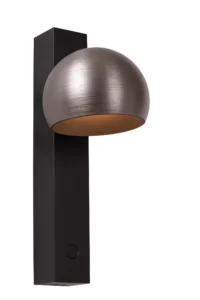 Lucide ESFERA - Nu00e1stennu00e9 svetlo - LED tlmenu00e9. - 1x9W 2700K - Sivu00e9 u017eelezo | Pru00e9miovu00e9