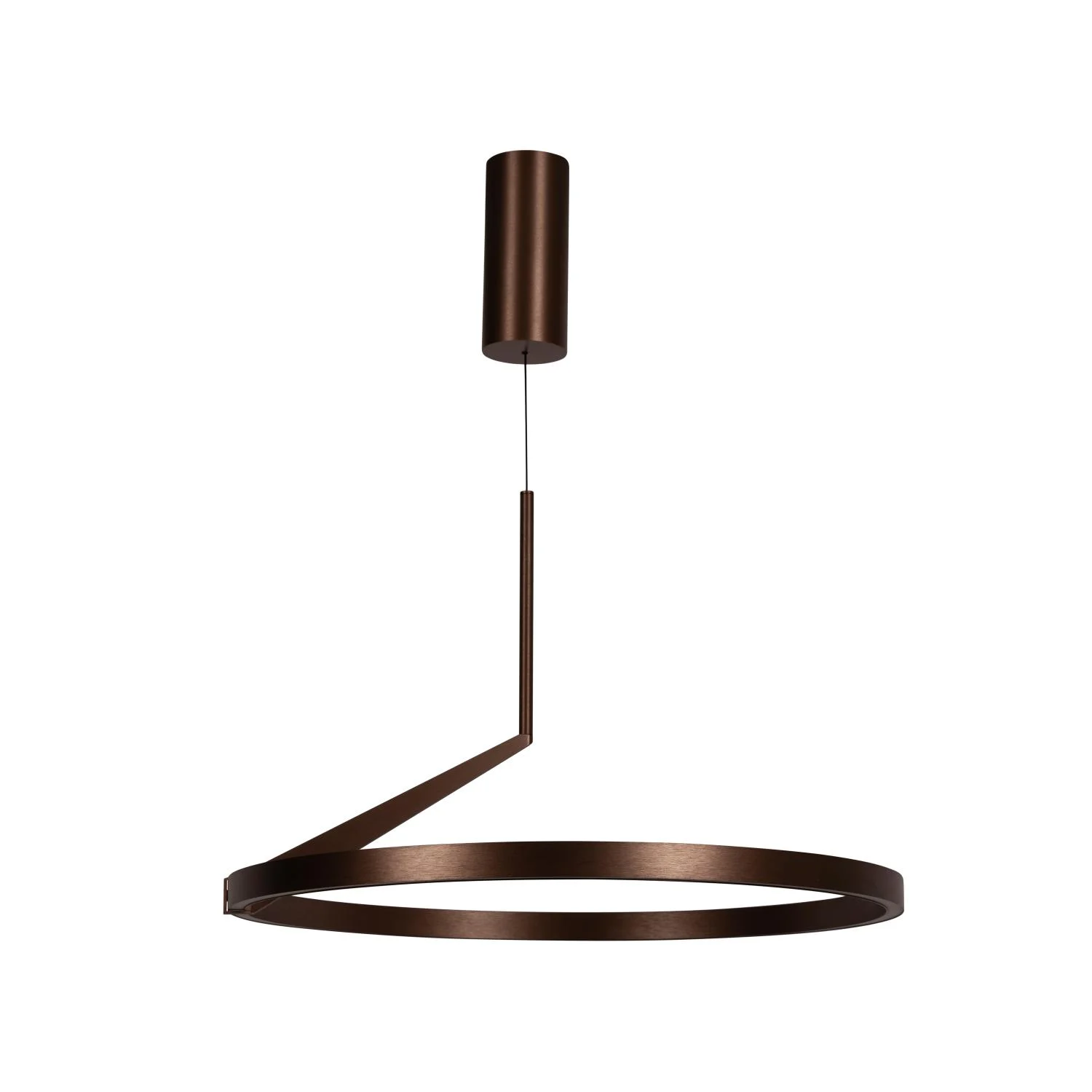Lucide APLAUZ - Zu00e1vesnu00e9 svetlo - u00d8 60 cm - LED tlmenu00e9. - CCT - 1x32W 2700K/4000K - Senzor ruu010dnu00fdch vln - Coffee | Pru00e9miovu00e9