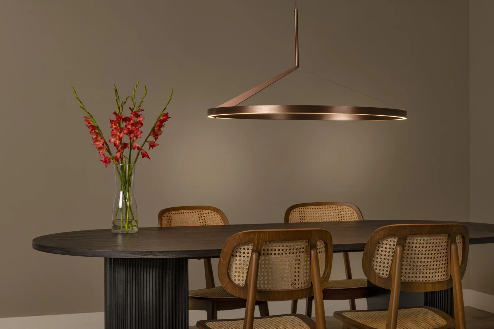 LUCIDE POTLESK - Zu00e1vesnu00e9 svetlo - u00d8 80 cm - LED tlmenu00e9. - CCT - 1x50W 2700K/4000K - senzor ruu010dnu00e9ho vlnenia - ku00e1va | Pru00e9miovu00e9