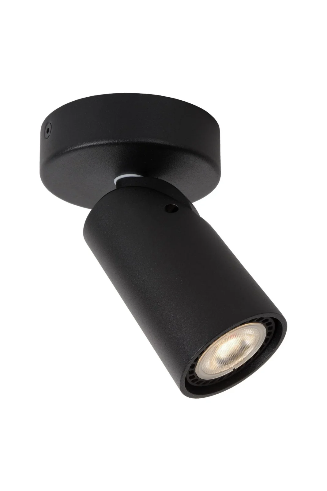 Lucide XYRUS - Stropnu00e9 reflektory - u00d8 9 cm - LED Stmievanie po teplu00e9 - GU10 - 1x5W 2200K/3000K - u010dierna