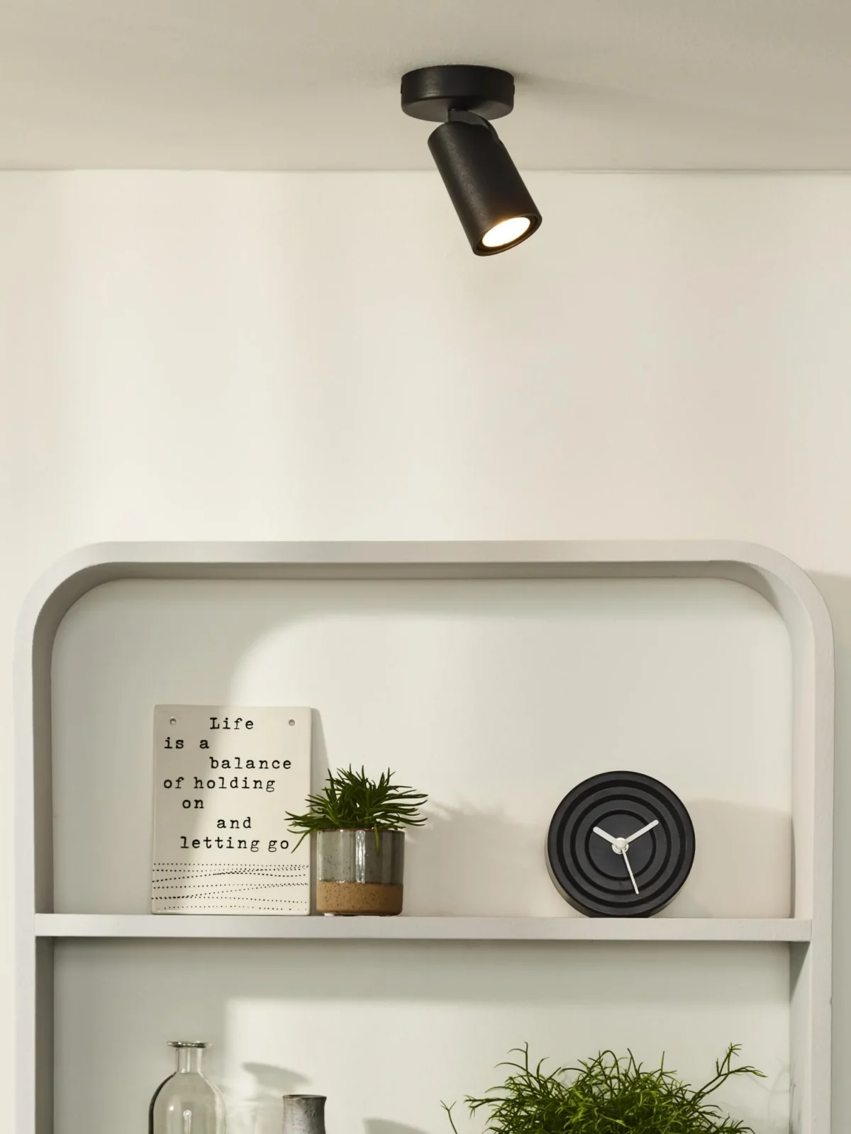 Lucide XYRUS - Stropnu00e9 reflektory - u00d8 9 cm - LED Stmievanie po teplu00e9 - GU10 - 1x5W 2200K/3000K - u010dierna
