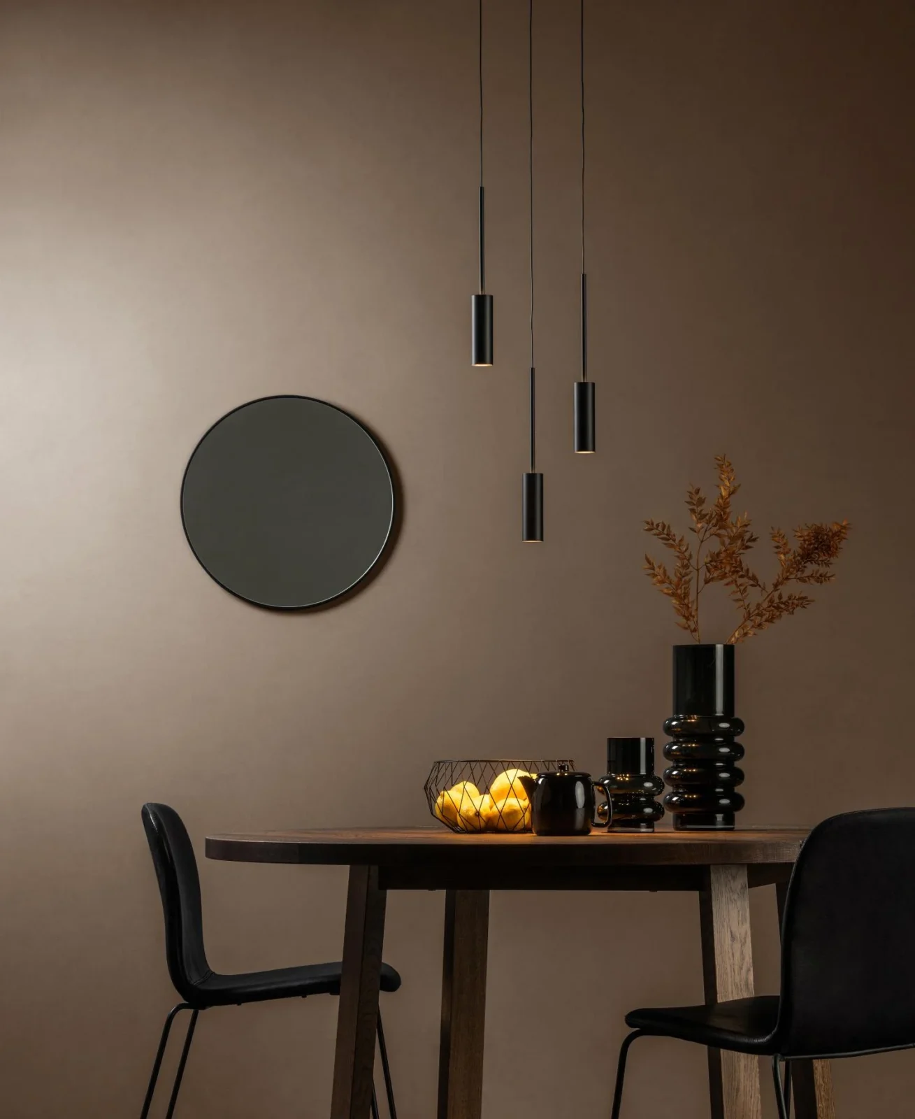 Lucide TUBULE - zu00e1vesnu00e9 svetlo - u00d8 26 cm - LED - 3x7W 2700K - u010dierna