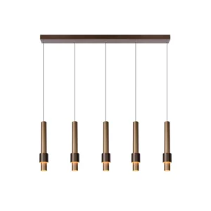 Lucide MARGARY - Zu00e1vesnu00e9 svetlo - LED tlmenu00e9. - 5x4,2W 2700K - ku00e1va
