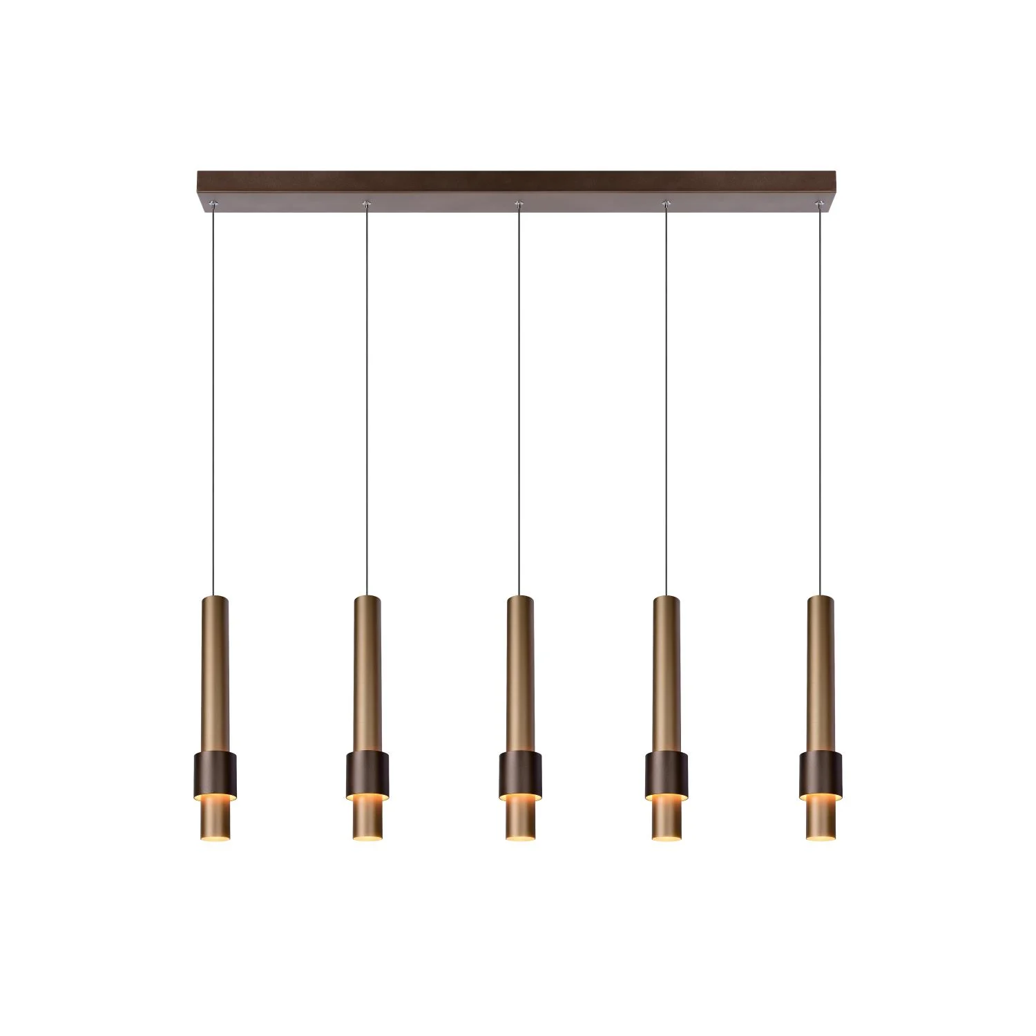 Lucide MARGARY - Zu00e1vesnu00e9 svetlo - LED tlmenu00e9. - 5x4,2W 2700K - ku00e1va