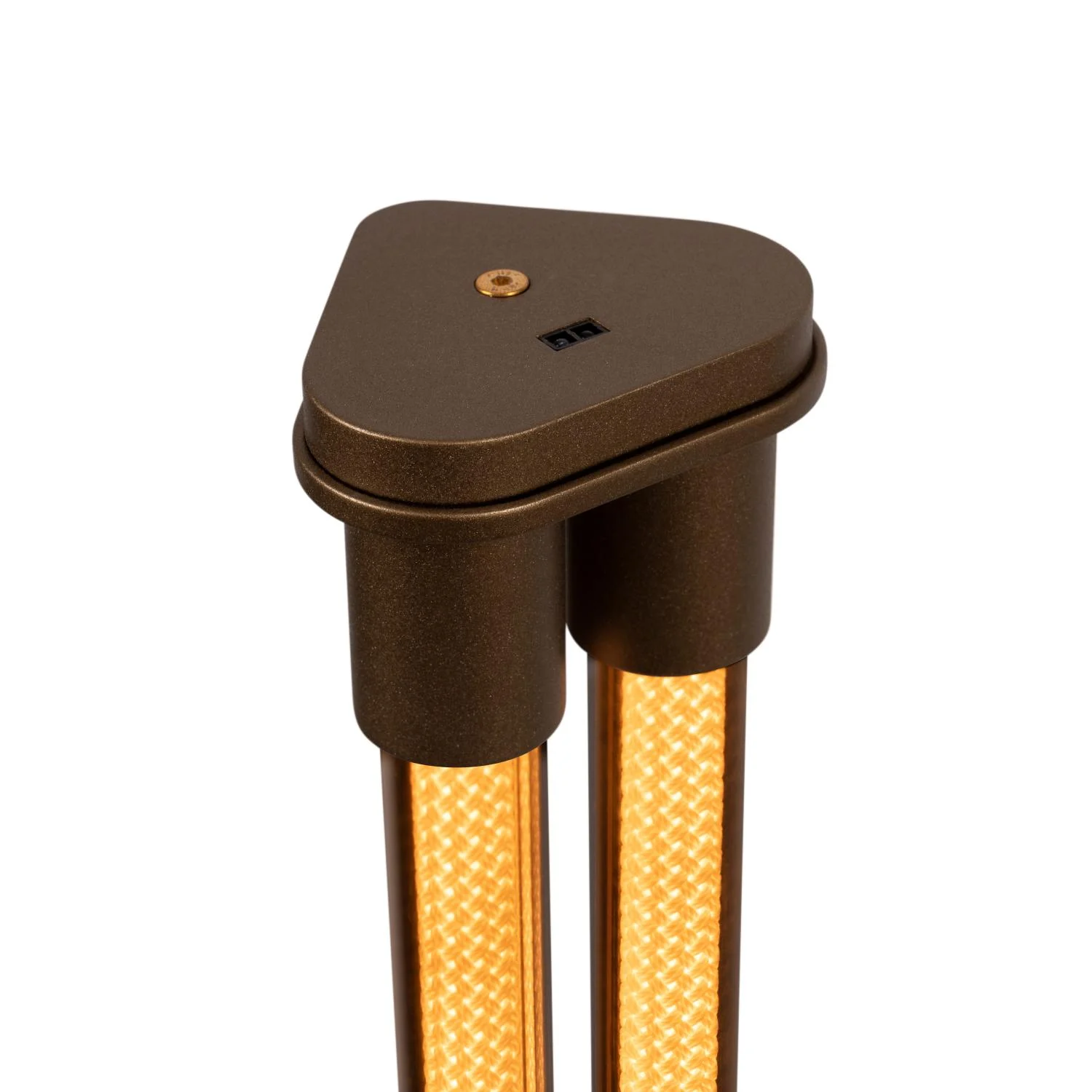 Lucide JANDERIN - Stojacia lampa - LED tlmenu00e1 - CCT - 2x17W 2200K/3300K - senzor ruu010dnu00fdch vu013an - Champagne Color | Nu00e1lada