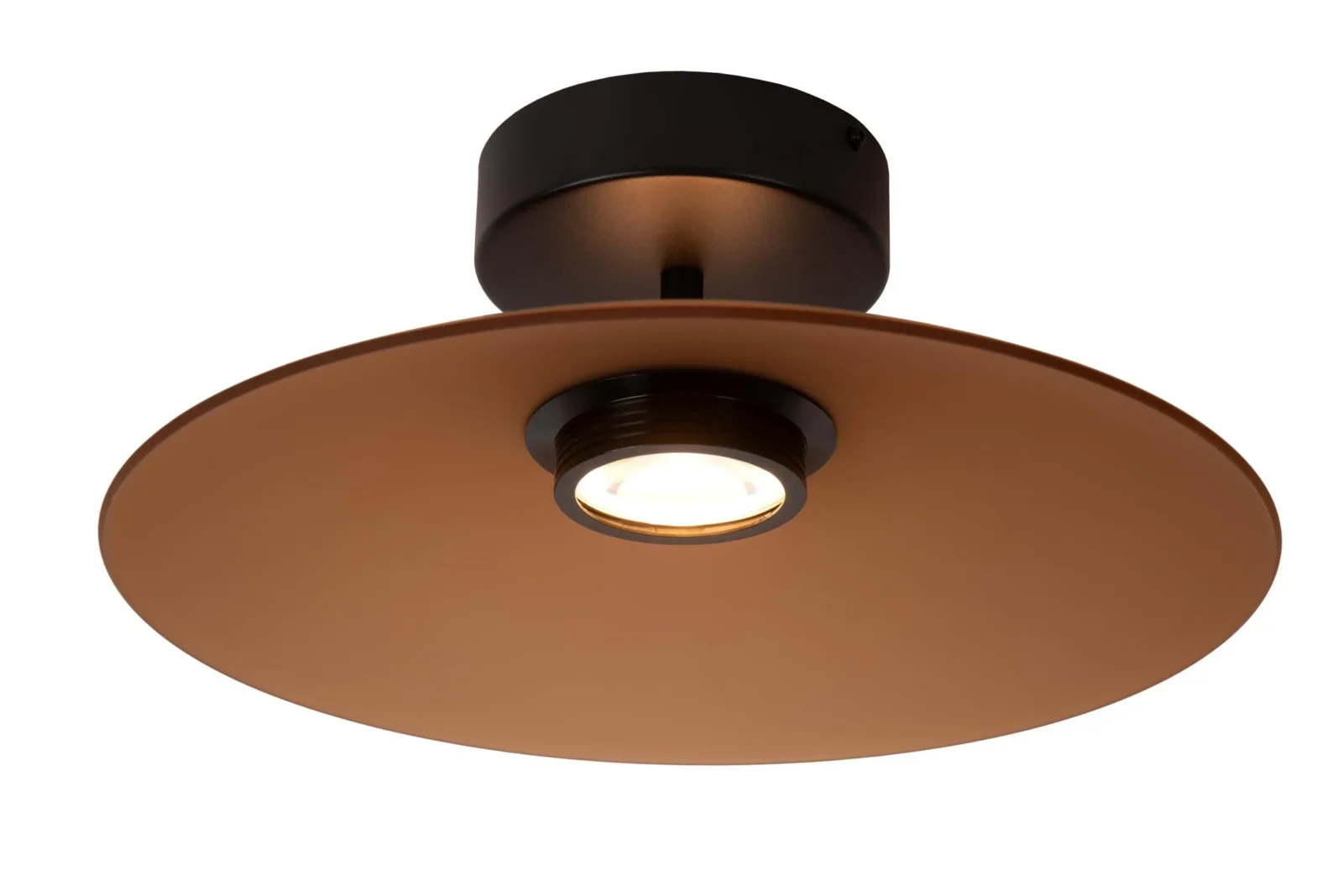 Lucide MENGA - Zapustenu00e9 stropnu00e9 svetlo - u00d8 40 cm - LED tlmenu00e9 - 1x11W 2700K - jantu00e1rovu00e9 | Pru00e9miovu00e9