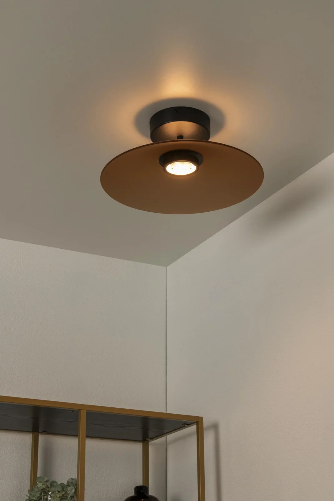 Lucide MENGA - Zapustenu00e9 stropnu00e9 svetlo - u00d8 40 cm - LED tlmenu00e9 - 1x11W 2700K - jantu00e1rovu00e9 | Pru00e9miovu00e9