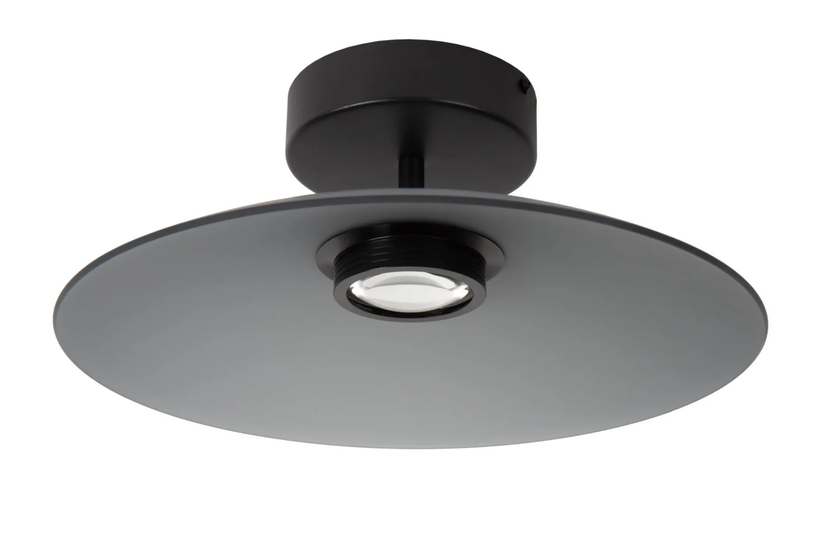 Lucide MENGA - Zapustenu00e9 stropnu00e9 svetlo - u00d8 40 cm - LED stmenu00e9. - 1x11W 2700K - dymovu00e1 sivu00e1 | Pru00e9miovu00e9