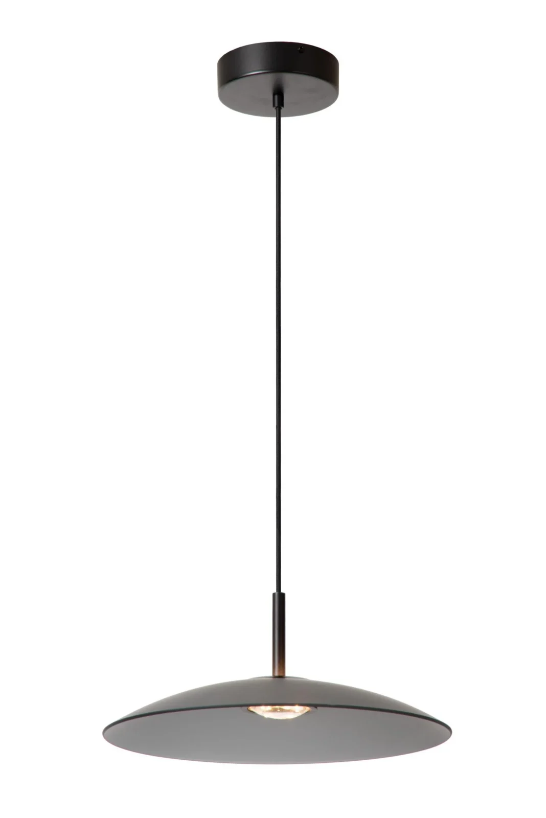Lucide MENGA - Zu00e1vesnu00e9 svetlo - u00d8 40 cm - LED tlmenu00e9. - 1x11W 2700K - Smoke Grey | Pru00e9miovu00e9