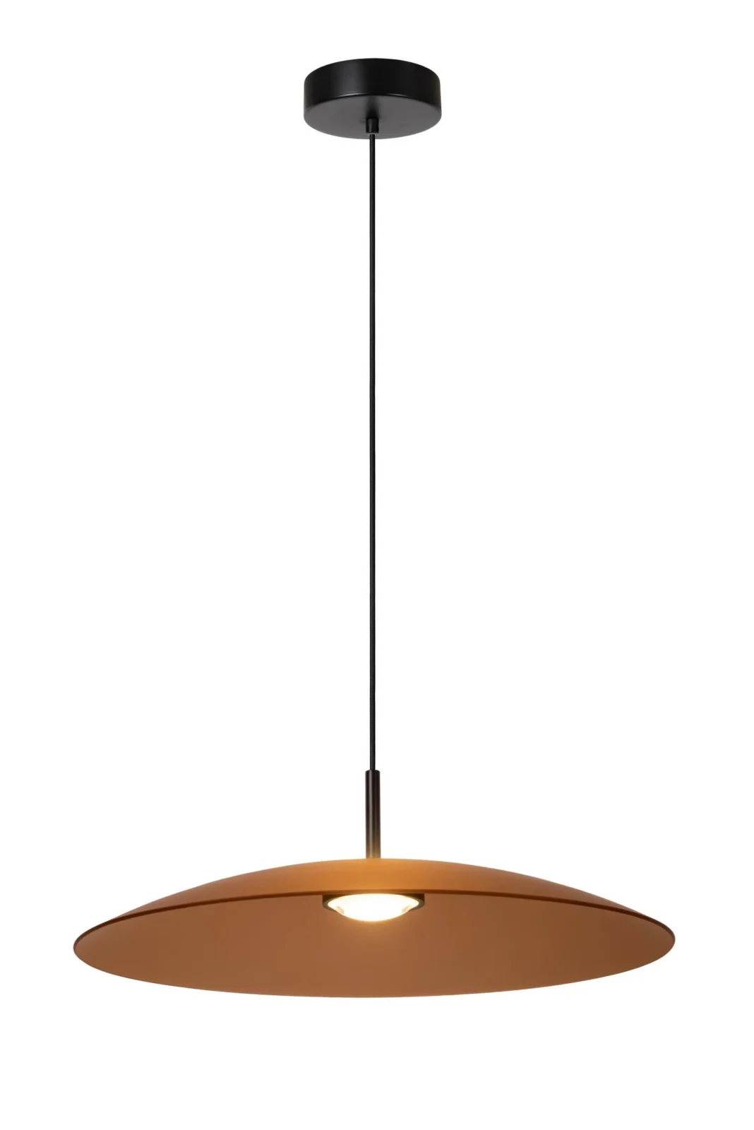 Lucide MENGA - zu00e1vesnu00e9 svetlo - u00d8 60 cm - LED tlmenu00e9 - 1x18,6W 2700K - jantu00e1rovu00e9 | Pru00e9miovu00e9