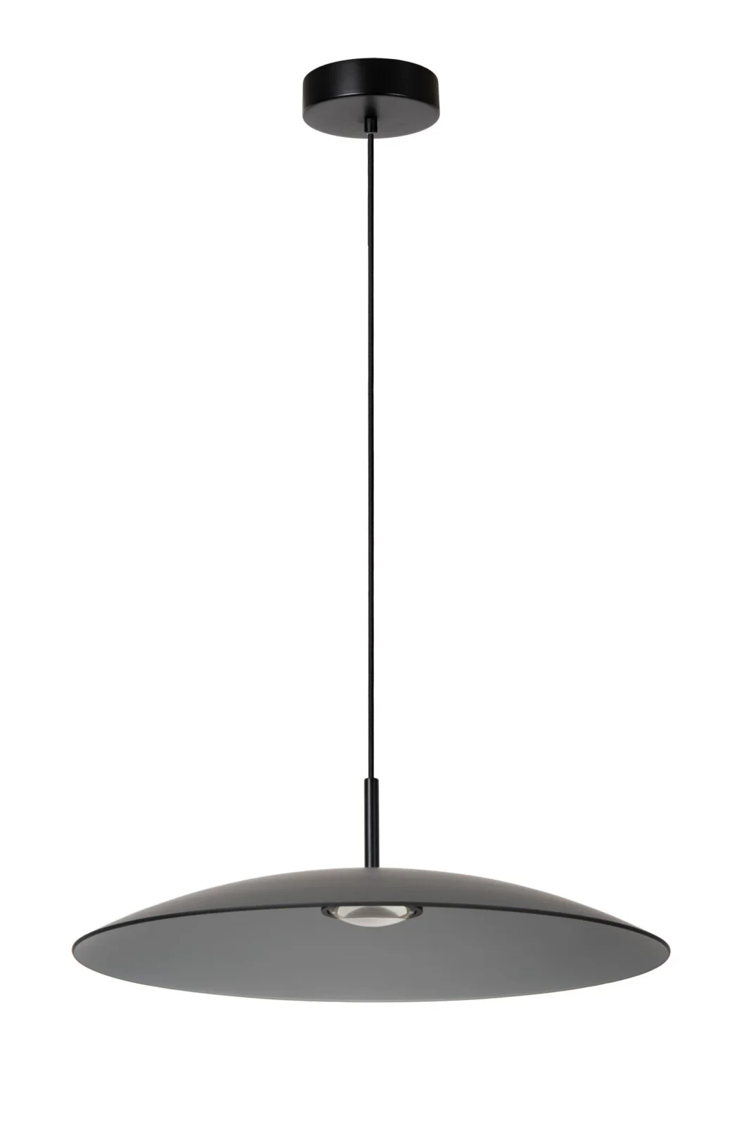 Lucide MENGA - Zu00e1vesnu00e9 svetlo - u00d8 60 cm - LED tlmenu00e9 - 1x18,6W 2700K - Smoke Grey | Pru00e9miovu00e9