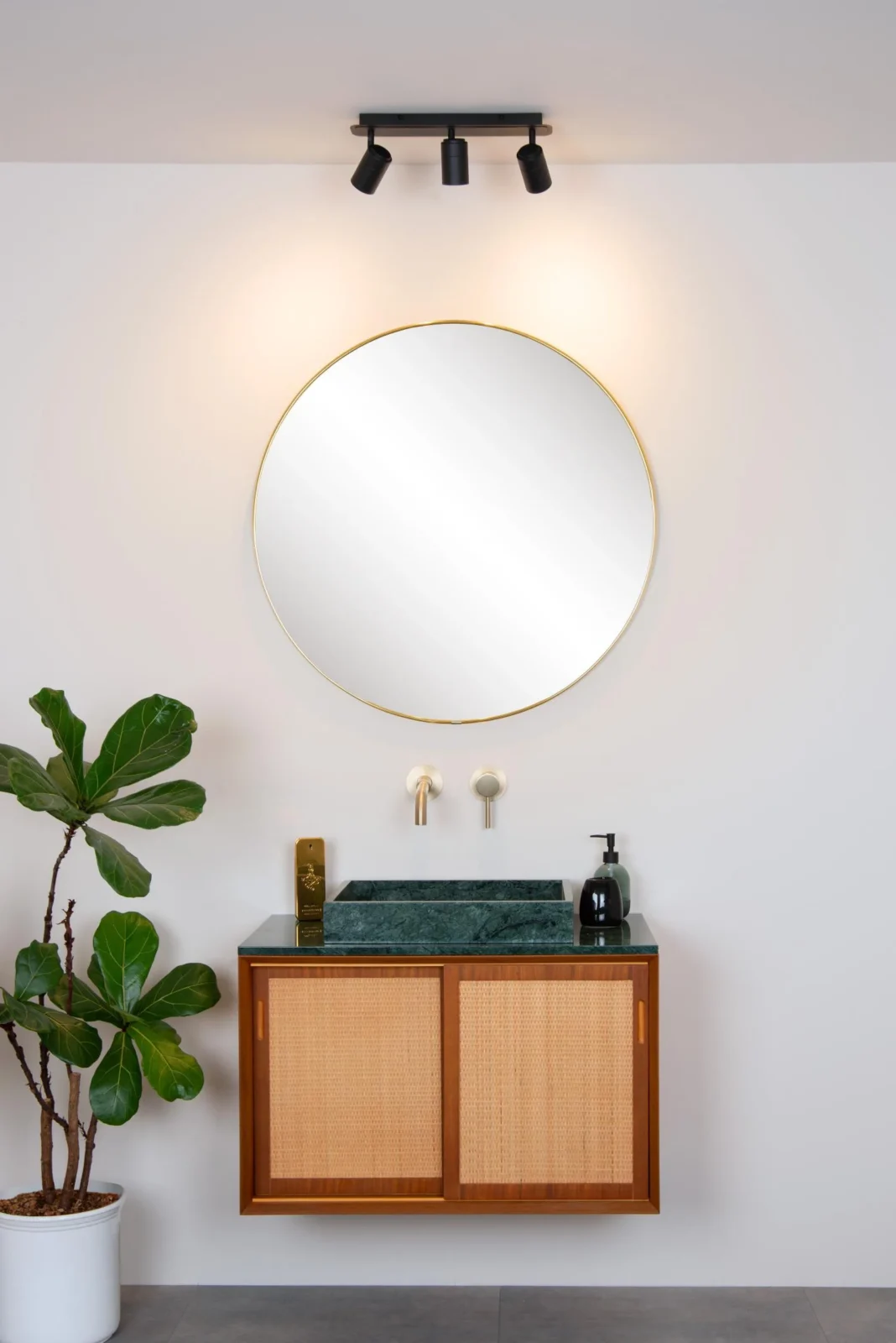 Lucide LENNERT - Stropnu00e9 reflektory Ku00fapeu013eu0148a - LED tlmenu00e9. - GU10 - 3x5W 3000K - IP44 - u010dierna