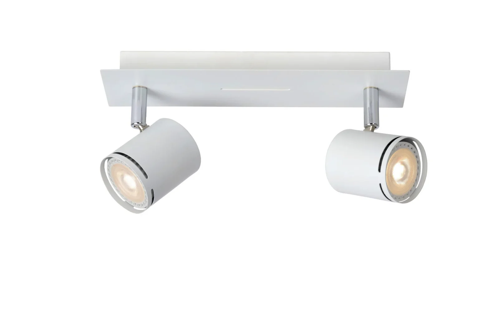 Lucide RILOU - Stropnu00e9 reflektory - LED tlmenu00e9. - GU10 - 2x5W 3000K - biela