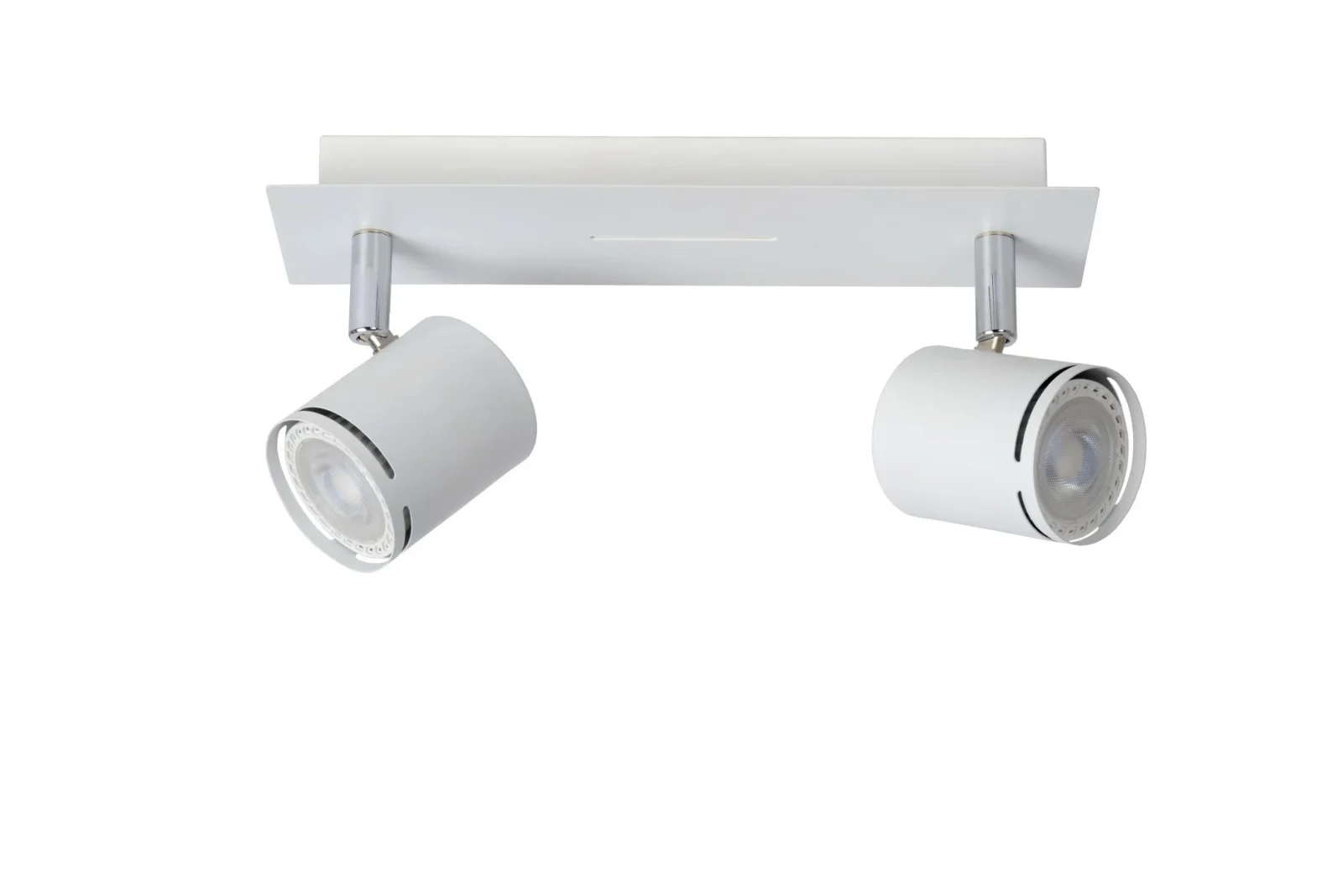 Lucide RILOU - Stropnu00e9 reflektory - LED tlmenu00e9. - GU10 - 2x5W 3000K - biela