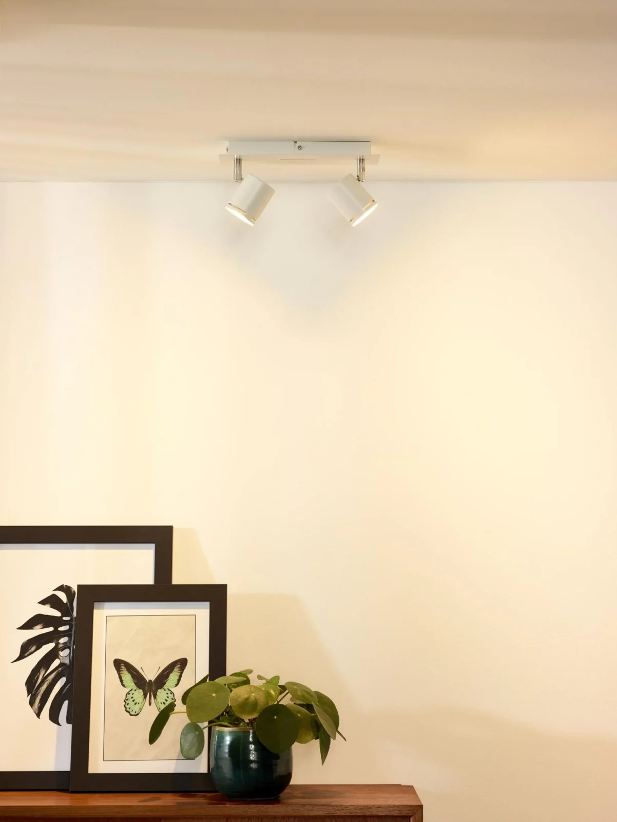 Lucide RILOU - Stropnu00e9 reflektory - LED tlmenu00e9. - GU10 - 2x5W 3000K - biela