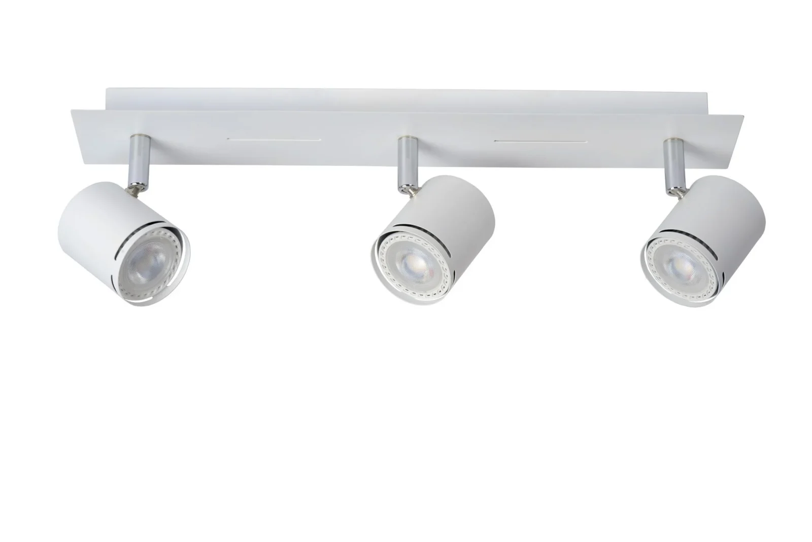 Lucide RILOU - Stropnu00e9 reflektory - LED tlmenu00e9. - GU10 - 3x5W 3000K - biela
