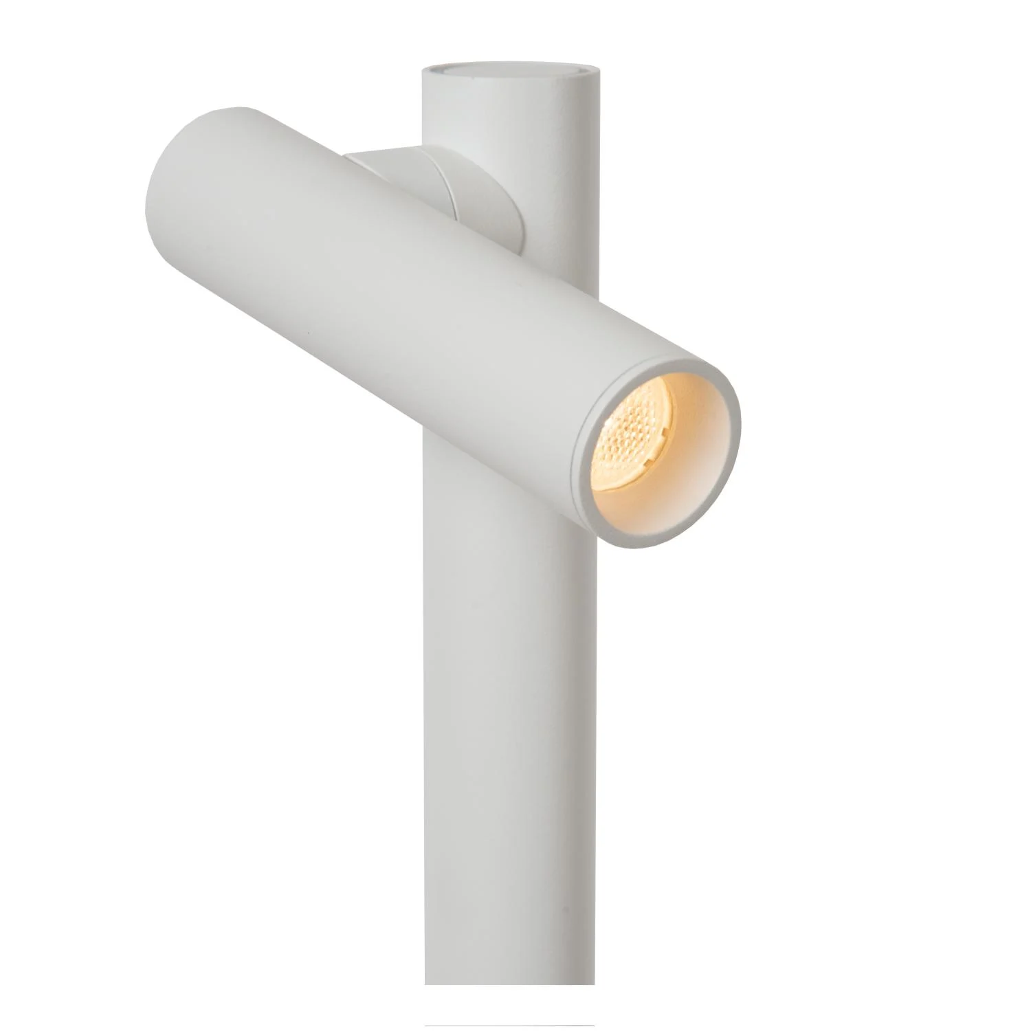 Lucide ANTRIM - Nabu00edjateu013enu00e1 stojacia lampa na u010du00edtanie vnu00fatornu00e9/vonkaju0161ie - batu00e9riovu00fd balu00edk - LED tlmenu00fd. - 1x2,2W 2700K - IP54 - s bezdru00f4tovou nabu00edjacou podlou017ekou - biela