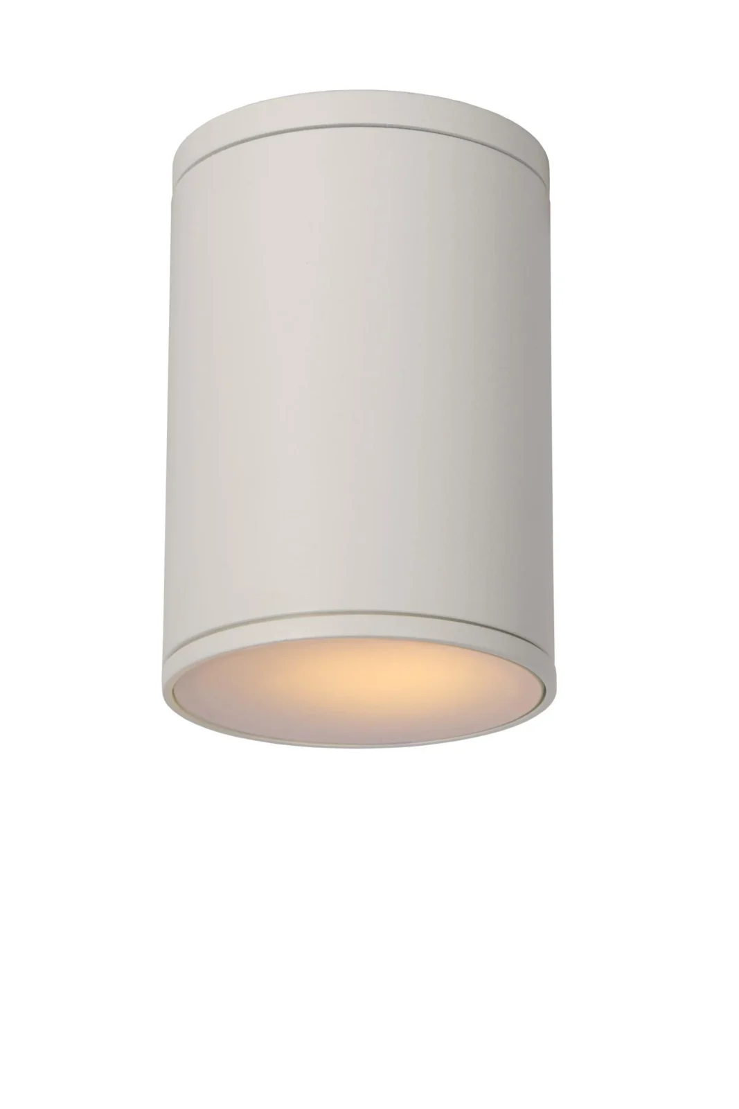 Lucide TUBIX - Stropnu00e9 reflektory Vnu00fatornu00e9/vonkaju0161ie - u00d8 10,8 cm - 1xE27 - IP54 - biela