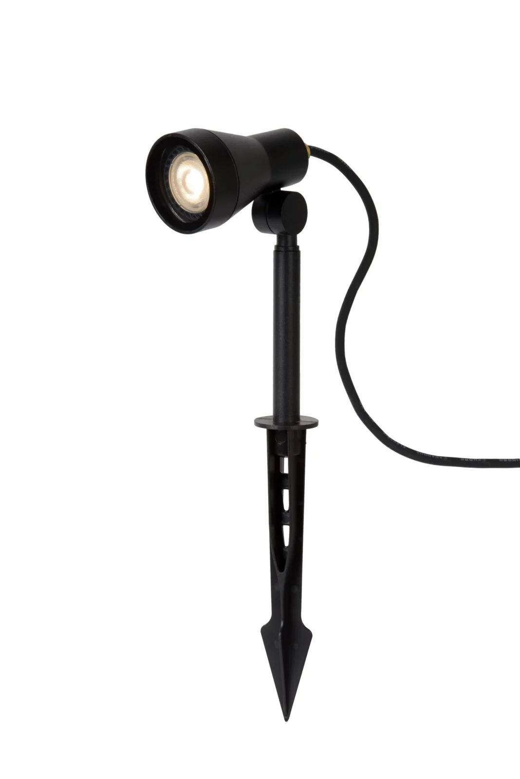 Lucide SPIKE - Zu00e1hradnu00e9 reflektory - u00d8 6,5 cm - LED tlmenu00e9. - GU10 - 1x5W 3000K - IP54 - u010dierna
