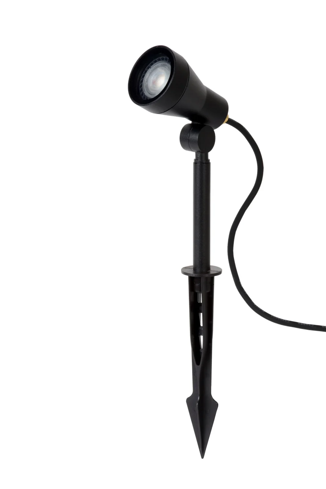 Lucide SPIKE - Zu00e1hradnu00e9 reflektory - u00d8 6,5 cm - LED tlmenu00e9. - GU10 - 1x5W 3000K - IP54 - u010dierna