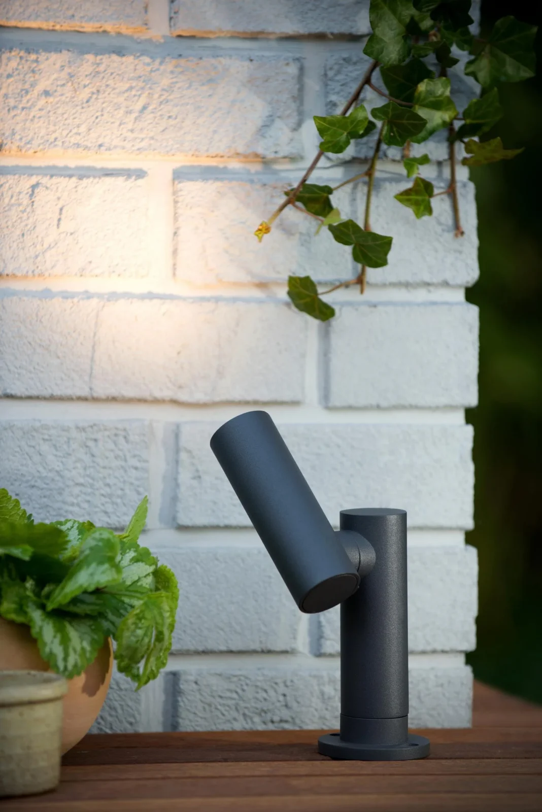 Lucide TATUM - Zu00e1hradnu00e9 reflektory - LED - 1x5W 3000K - IP65 - Antracit