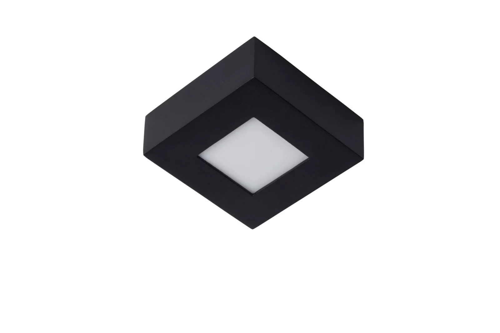 Lucide BRICE-LED - zapu00fau0161u0165acie stropnu00e9 svetlo Ku00fapeu013eu0148a - LED tlmenu00e1 - 1x8W 3000K - IP44 - u010dierna