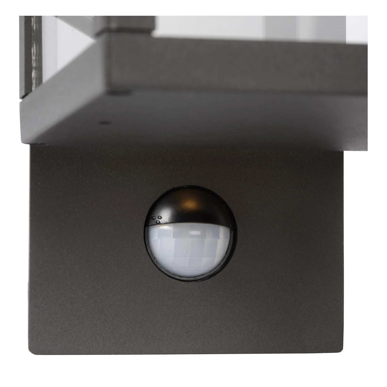 Lucide CLAIRETTE - Nu00e1stennu00e9 svetlo vnu00fatornu00e9/vonkaju0161ie - LED - 1x13W, 3000K - IP54 - Pohybovu00fd a dennu00fd/nou010dnu00fd senzor - Antracit