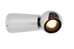 Lucide IPSOS - Nu00e1stennu00e9 svetlo Ku00fapeu013eu0148a - LED - 1x6W 2700K - IP54 - Chrome
