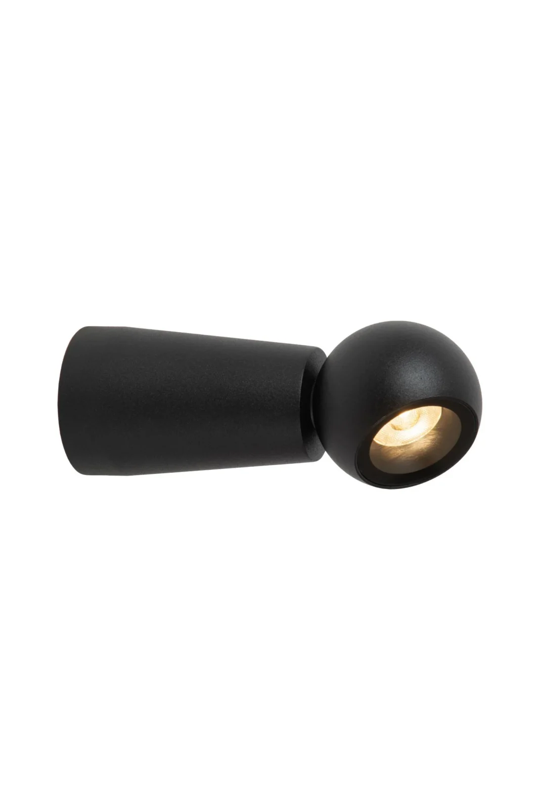 Lucide IPSOS - Nu00e1stennu00e9 svetlo Ku00fapeu013eu0148a - LED - 1x6W 2700K - IP54 - u010cierna