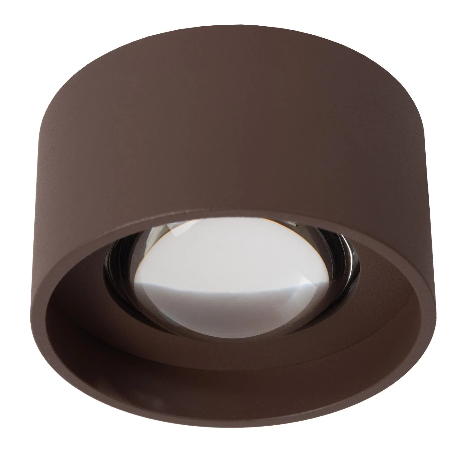 Lucide LENZ - Stropnu00e9 reflektory Vnu00fatornu00e9/vonkaju0161ie - u00d8 11 cm - LED - 1x8W 2700K - IP54 - Hrdzavu00e1 hnedu00e1 | Essential