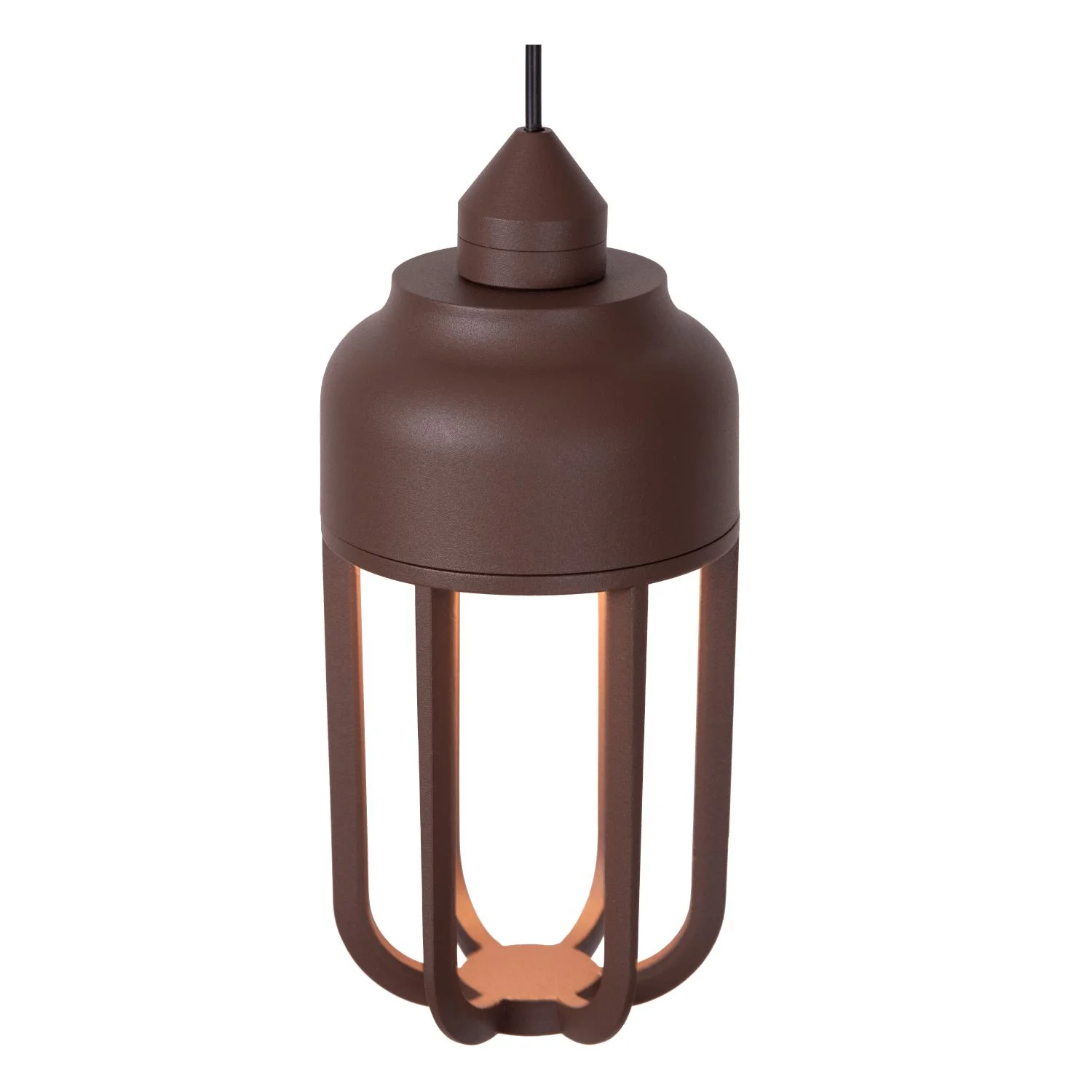 Lucide WELLS - Zu00e1vesnu00e9 svetlo vnu00fatornu00e9/vonkaju0161ie - u00d8 10 cm - LED - 1x8W 2700K - IP54 - Hrdzavu00e1 hnedu00e1 | Essential