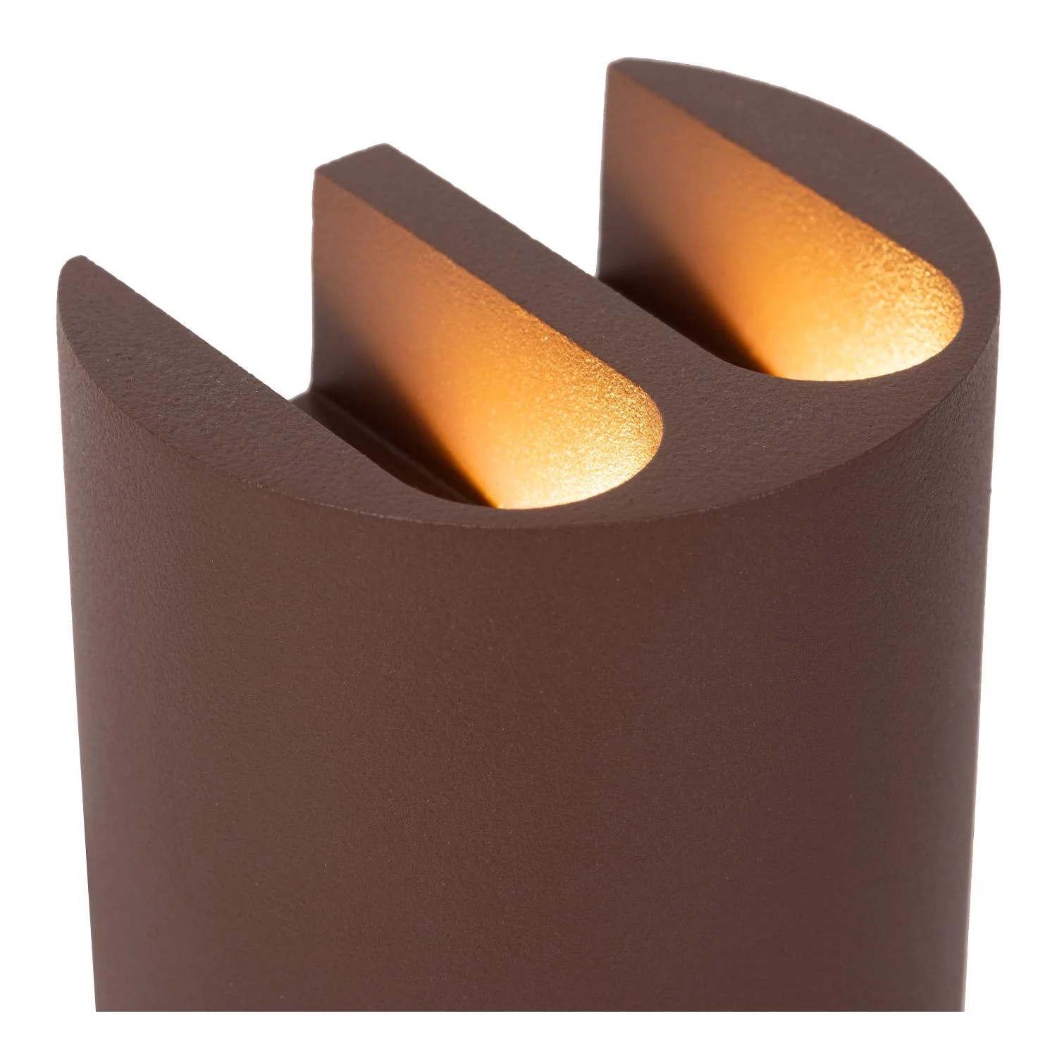 Lucide YORK - Nu00e1stennu00e9 reflektor / Nu00e1stennu00e9 svetlo Vnu00fatornu00e9/vonkaju0161ie - LED - 4x1,2W 2700K - IP54 - Hrdzavu00e1 hnedu00e1 | Essential