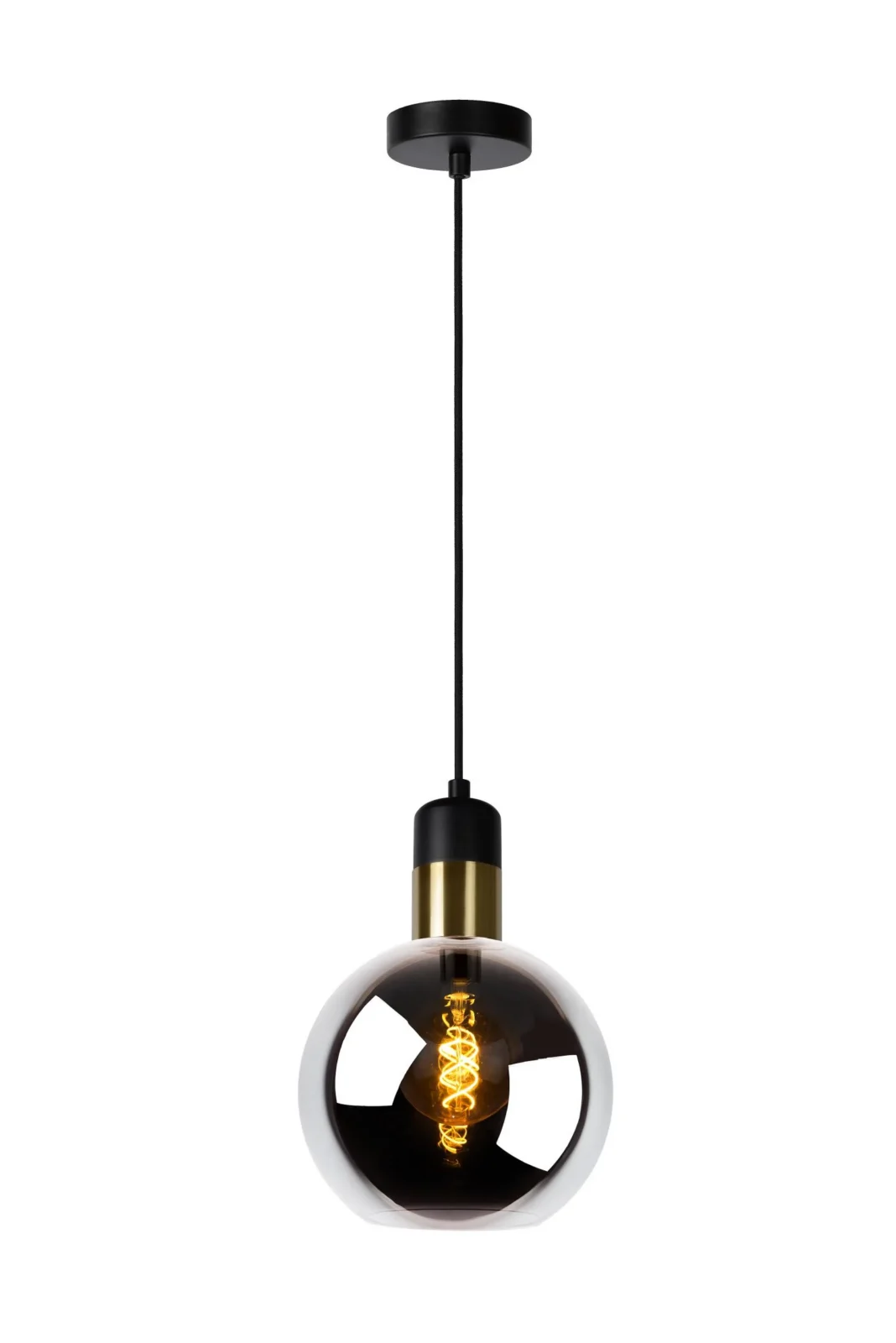 Lucide JULIUS - Zu00e1vesnu00e9 svetlo - u00d8 20 cm - 1xE27 - Smoke Grey