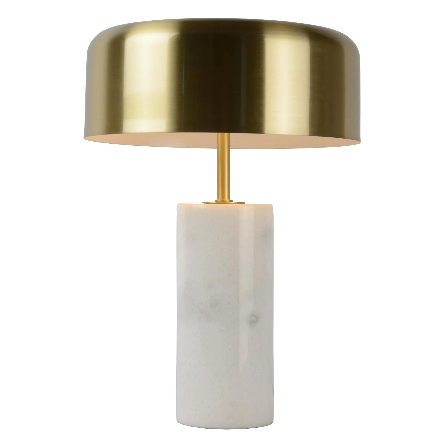 Lucide MIRASOL - Stolnu00e1 lampa - u00d8 25 cm - 3xG9 - biela