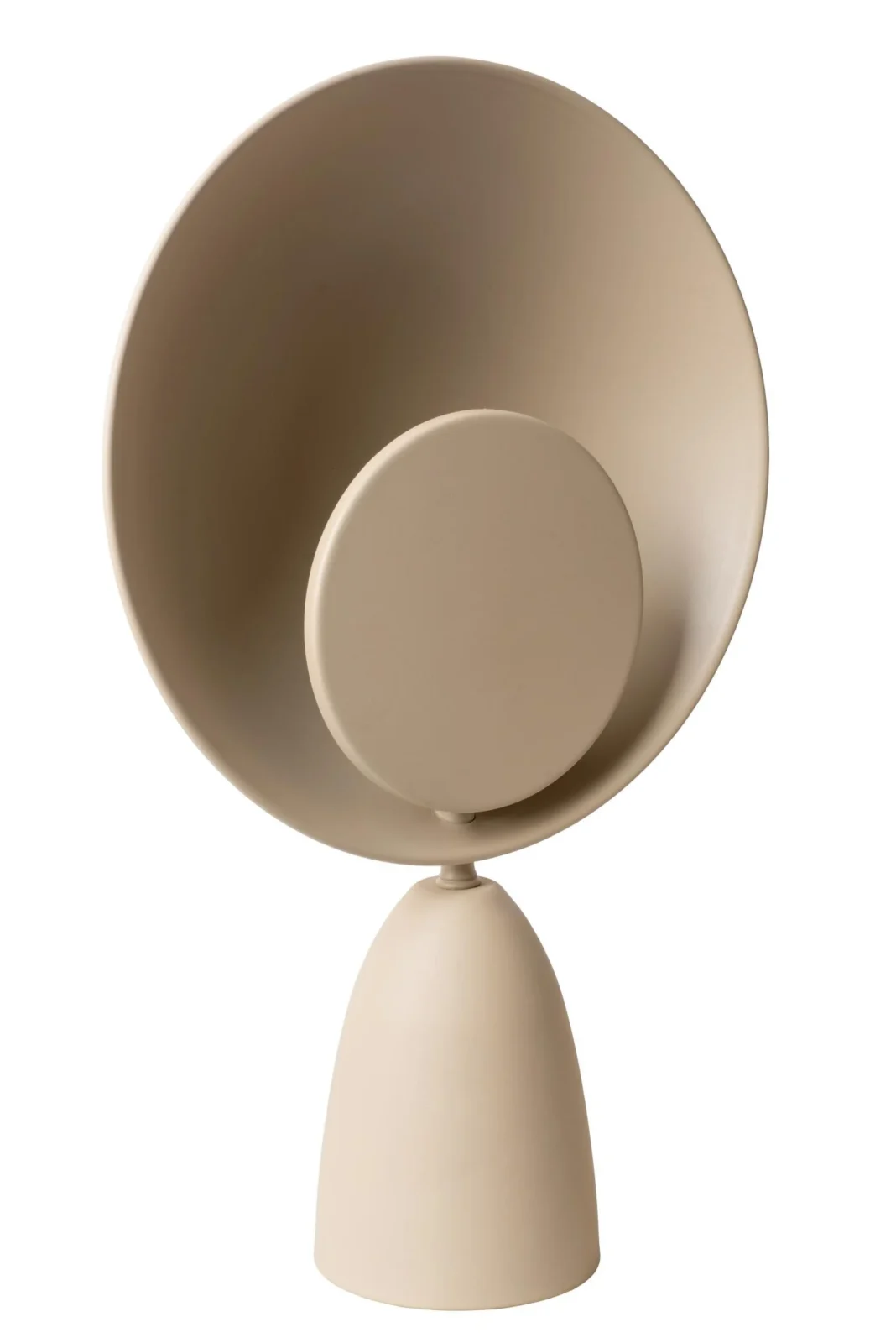 Lucide CASTAMAR - Stolnu00e1 lampa - u00d8 25,5 cm - LED - 1x8W 2100K - Taupe