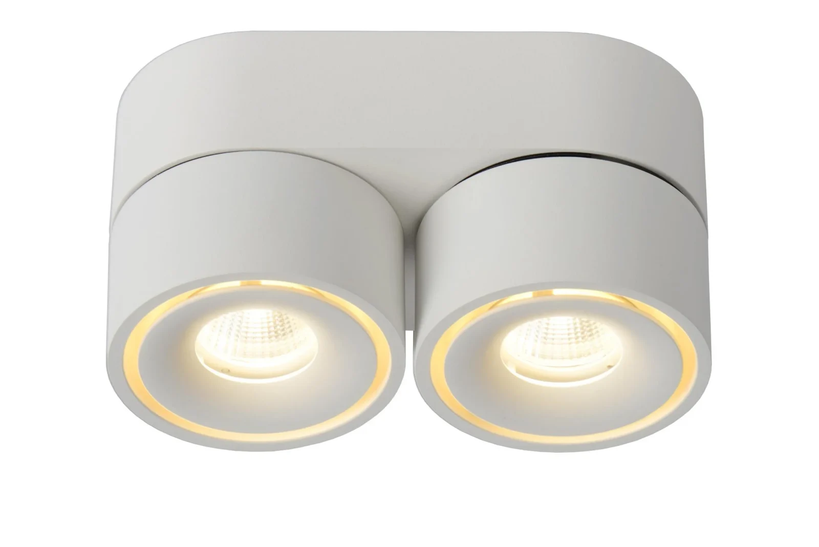 Lucide YUMIKO - Stropnu00e9 reflektory - u00d8 7,8 cm - LED tlmenu00e9. - 2x10W 2700K - biela