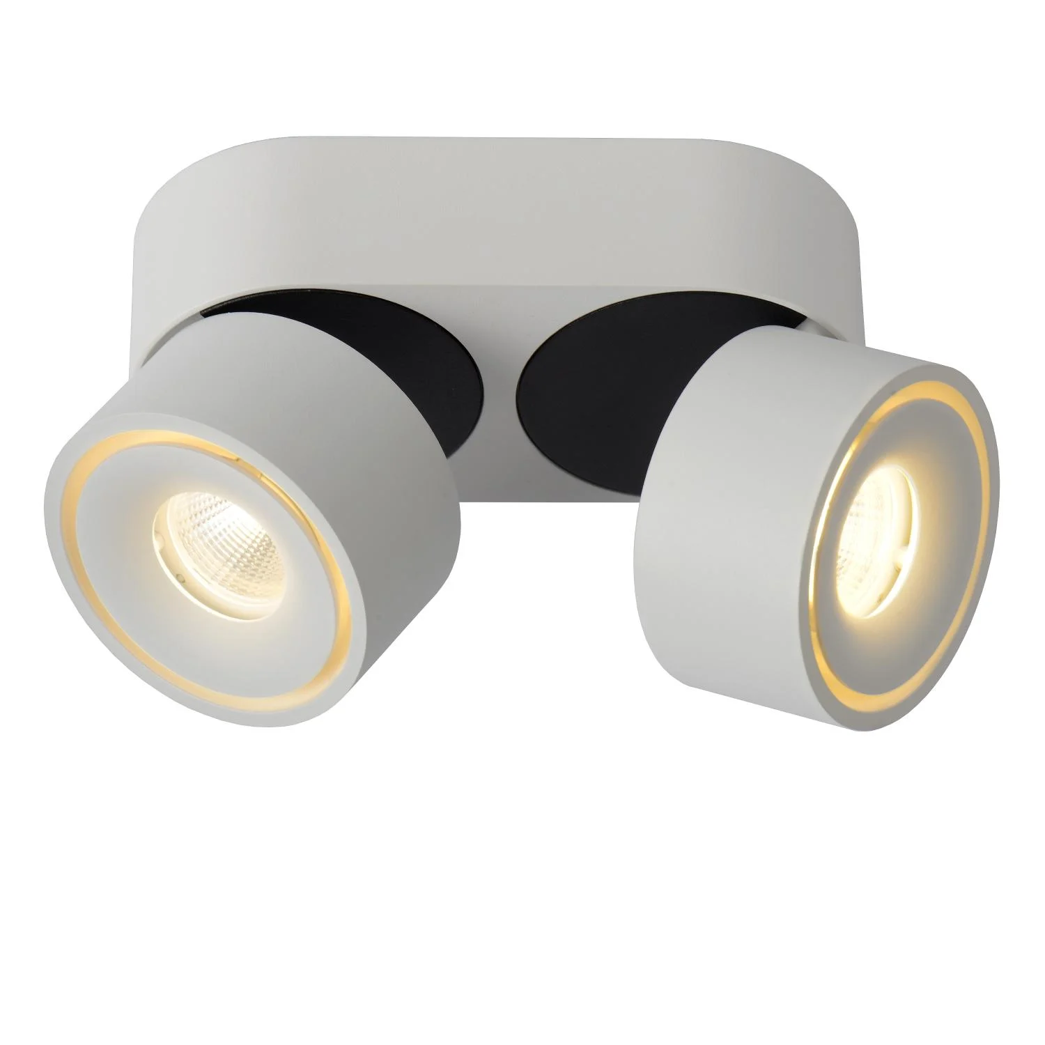 Lucide YUMIKO - Stropnu00e9 reflektory - u00d8 7,8 cm - LED tlmenu00e9. - 2x10W 2700K - biela