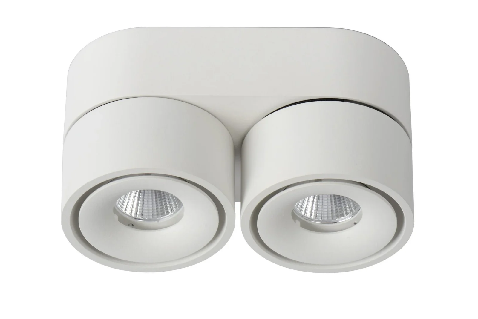 Lucide YUMIKO - Stropnu00e9 reflektory - u00d8 7,8 cm - LED tlmenu00e9. - 2x10W 2700K - biela