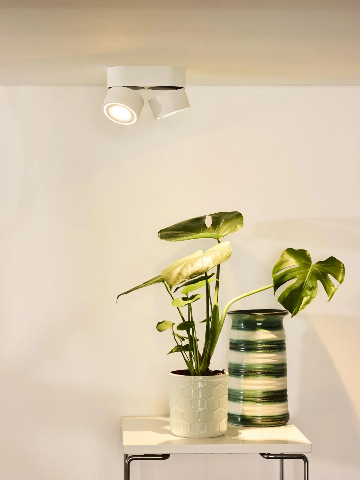 Lucide YUMIKO - Stropnu00e9 reflektory - u00d8 7,8 cm - LED tlmenu00e9. - 2x10W 2700K - biela