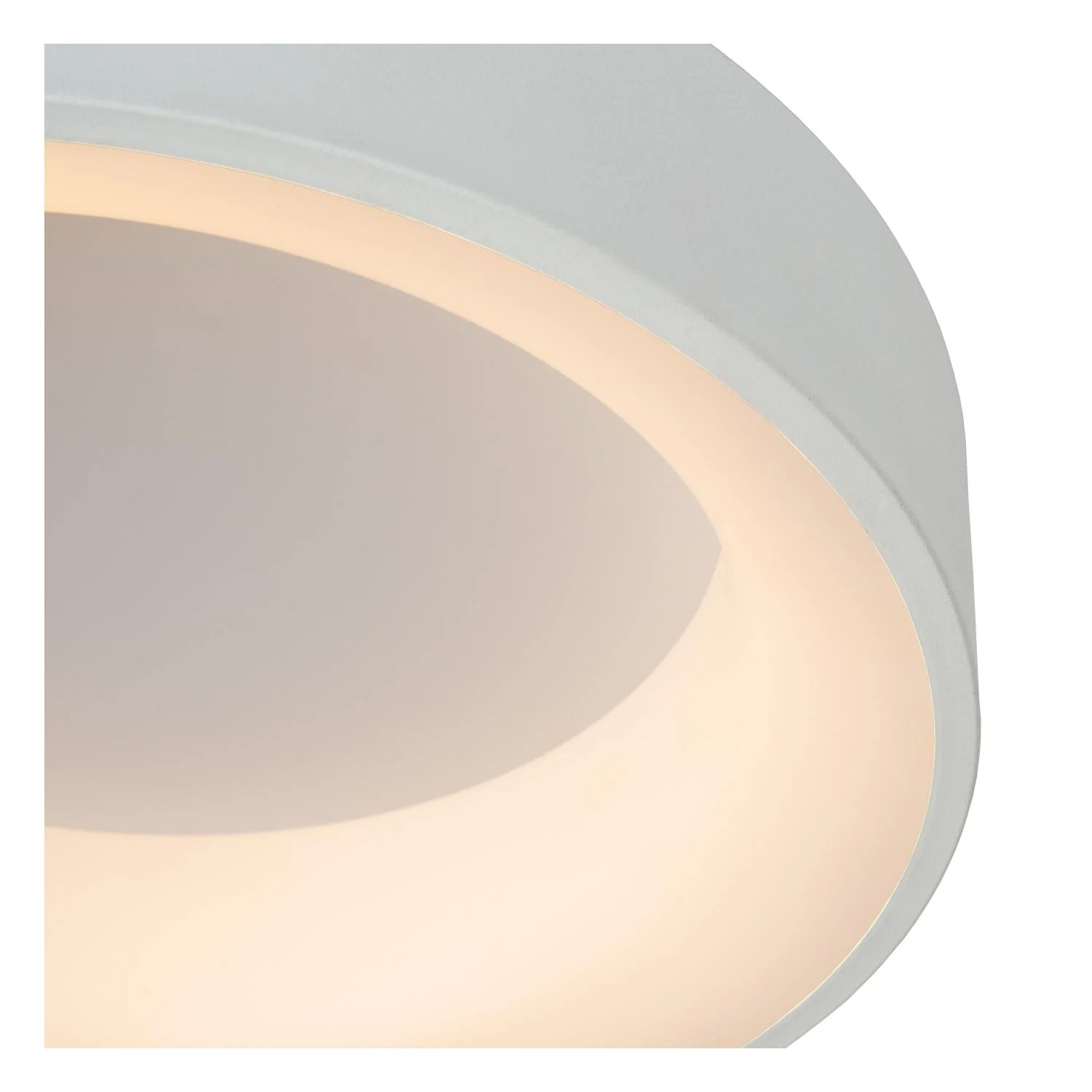 Lucide MIRAGE - Zapustenu00e9 stropnu00e9 svetlo - u00d8 38 cm - LED tlmenu00e9 - 1x22W 2700K - biele