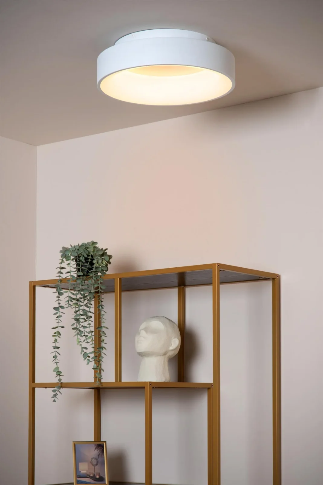 Lucide MIRAGE - Zapustenu00e9 stropnu00e9 svetlo - u00d8 38 cm - LED tlmenu00e9 - 1x22W 2700K - biele